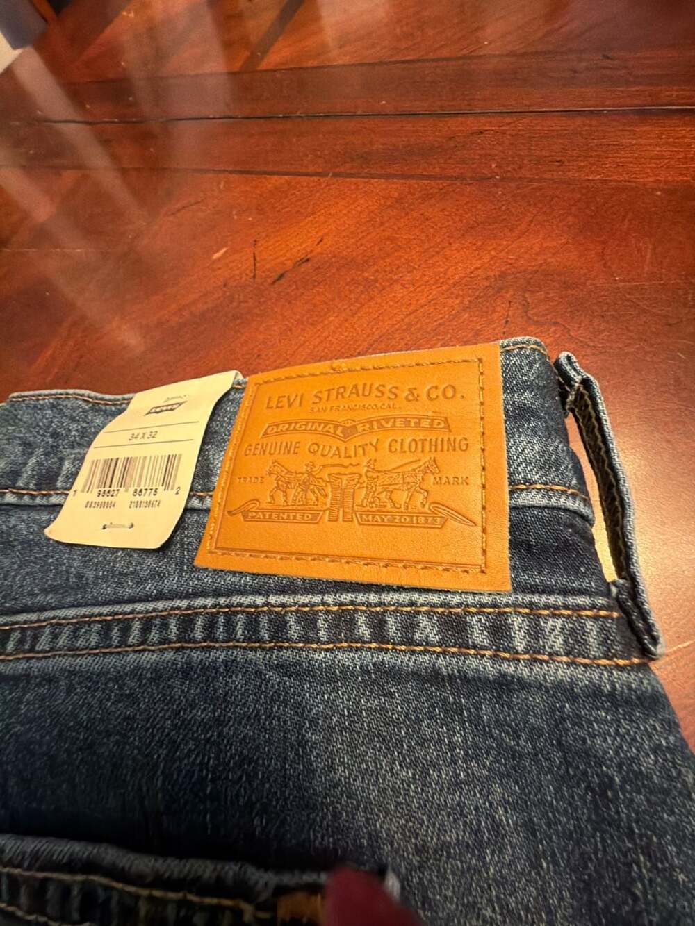 NWT Vintage Levi’s Premium 728 High Rise Wide Leg Jeans 34x32 - Picture 16 of 16